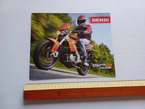 Derbi GPR Nude 50 depliant italiano originale