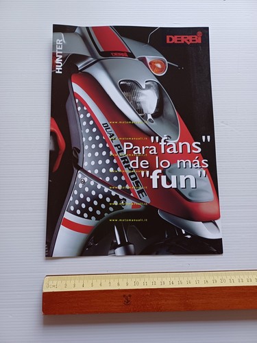 Derbi Hunter 50 scooter 1997 depliant spagnolo originale