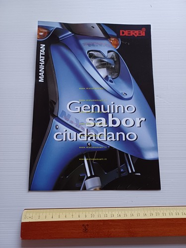 Derbi Manhattan 50 scooter 1997 depliant spagnolo originale