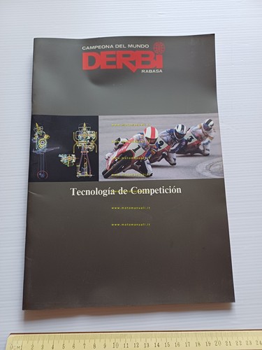 Derbi presentazione aziendale 1990 depliant spagnolo inglese originale