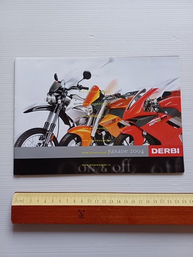 Derbi produzione tutti modelli 2004 depliant francese originale