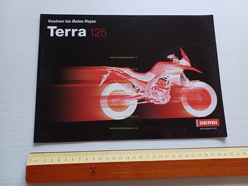 Derbi Terra 125 2009 depliant italiano originale
