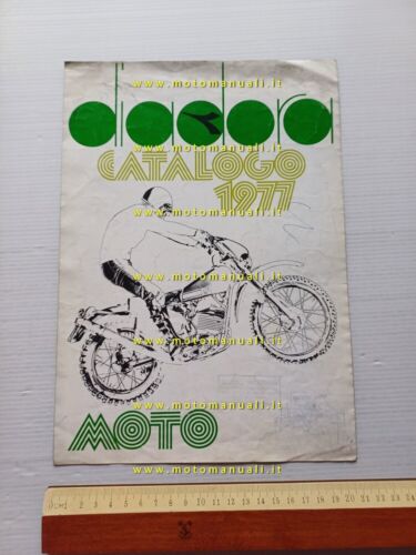 Diadora catalogo stivali moto strada fuoristrada 1977 depliant originale