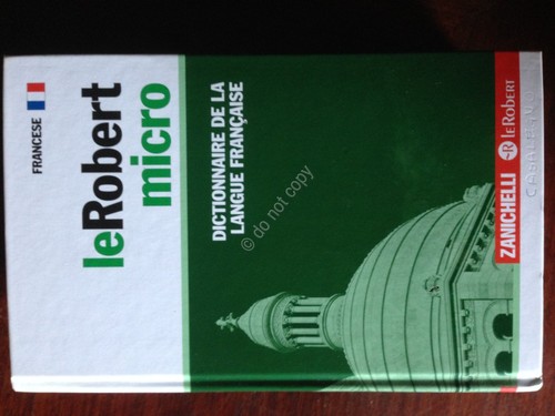 Dizionario Le Robert Micro Lingua Francese 3° Edizione Zanichelli