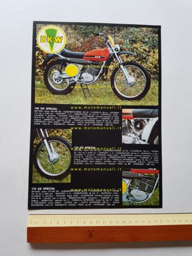 DKW 50 GS - 100 GS Special - 125 MC …