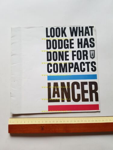 Dodge Lancer modelli serie 170-770 1960 depliant brochure originale USA