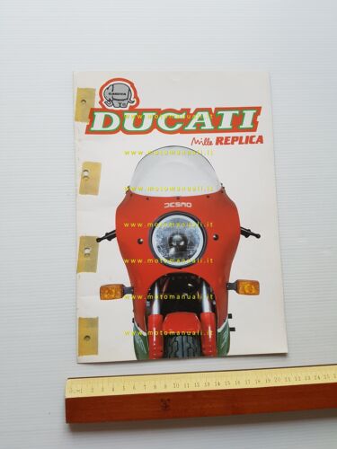Ducati 1000 MIKE HAILWOOD REPLICA 1985 depliant ITALIANO originale