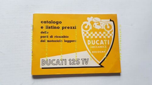 Ducati 125 TV 1956 1a serie catalogo ricambi originale moto …