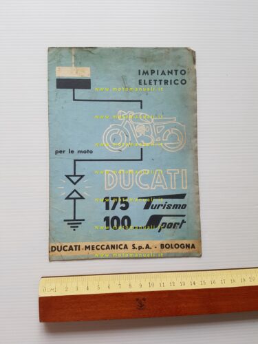 Ducati 175 Turismo - 100 Sport anni 50 schema impianto …