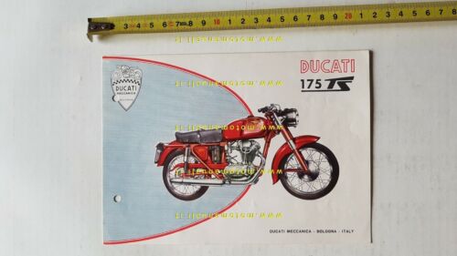 Ducati 175 Turismo Speciale 1960 depliant originale brochure