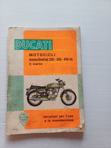 Ducati 250-350-450 Desmo-Scrambler-Mk3 A. Elettronica 1974 manuale uso ORIGINALE