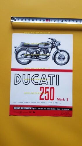 Ducati 250 Mark 3 1971 depliant originale ITALIANO moto motorcycle …