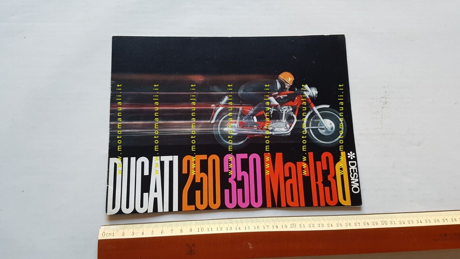 Ducati 350 - 250 Mark 3 Desmo 1968 depliant italiano …