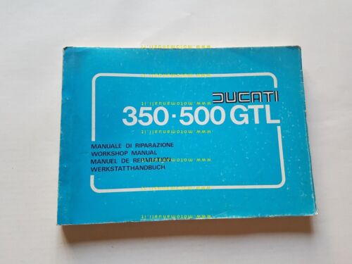 Ducati 350 - 500 GTL 1976 manuale officina originale genuine …