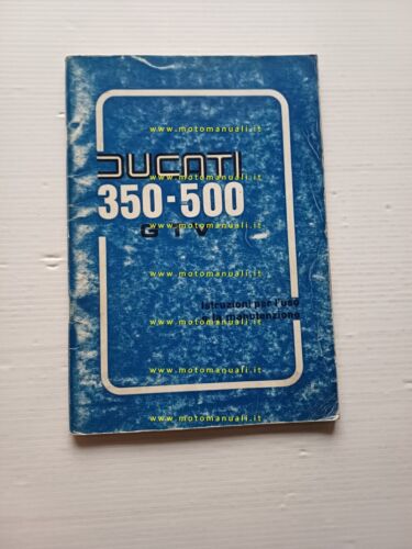 Ducati 350 - 500 GTV 1977 manuale uso manutenzione originale …