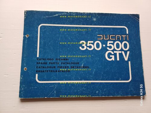 Ducati 350-500 GTV catalogo ricambi originale spare parts catalogue