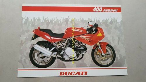 Ducati 400 SuperSport 1993 depliant moto originale genuine motorcycle brochure