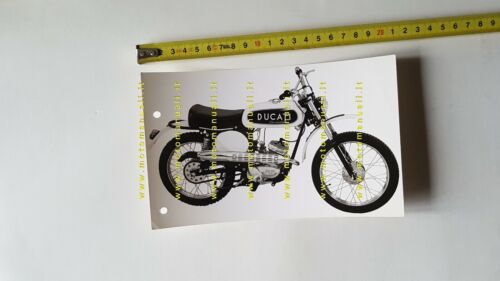 Ducati 50 Scrambler 1970 foto originale cartella stampa no depliant …