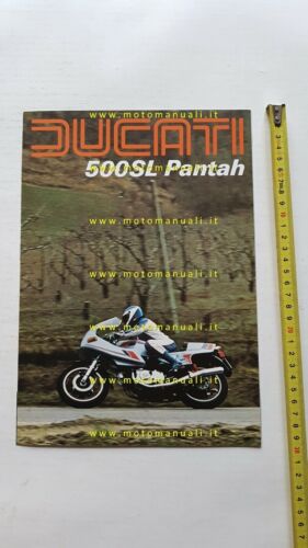 Ducati 500 SL Pantah 1979 depliant originale ITALIANO moto brochure