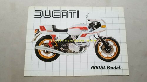 Ducati 600 SL Pantah 1981 depliant moto originale genuine brochure