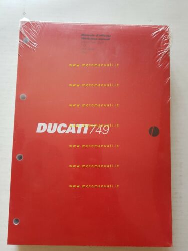 DUCATI 749-DARK-S 2005 manuale officina ITALIANO INGLESE originale SHOP MANUAL