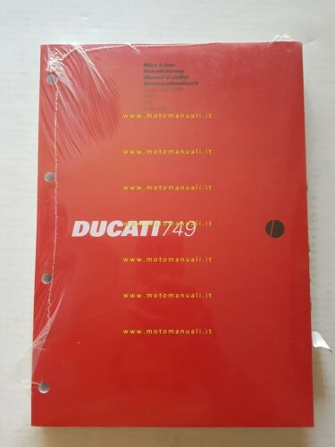 DUCATI 749-Dark-S aggiornamento 2006 manuale officina FRANCESE TEDESCO