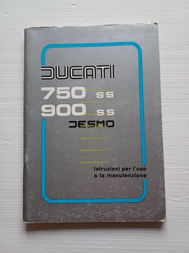 Ducati 750 900 SS 1975-76 manuale uso manutenzione originale italiano