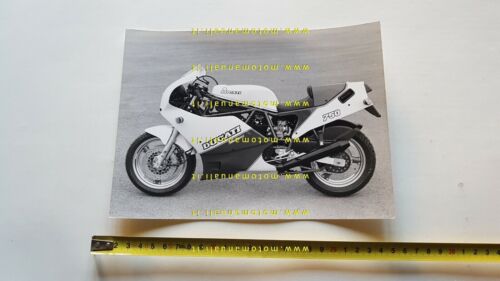 Ducati 750 F1 Santamonica 1988 foto cartella stampa originale no …
