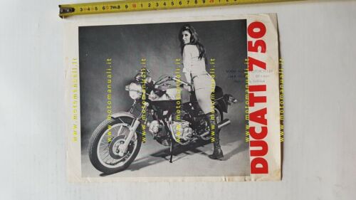 Ducati 750 GT 1973 depliant (USA) originale moto brochure