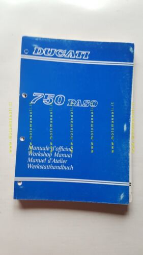 Ducati 750 PASO 1987 manuale officina originale workshop manual