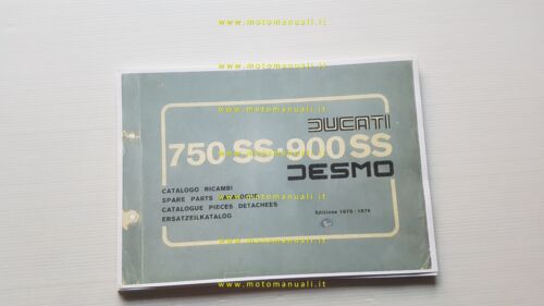 Ducati 750 SS - 900 SS 1975-1976 catalogo ricambi originale …