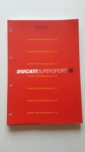 DUCATI 750 SuperSport 750 Sport 2001 manuale officina originale Italiano …