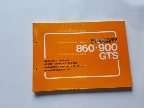 Ducati 860 - 900 GTS 1976 catalogo ricambi originale bevel …