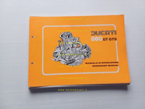 DUCATI 860 GT - 860 GTS 1976-77 manuale officina originale …