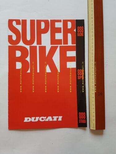 Ducati 888 Racing - SP 5 - Strada 1992 depliant …