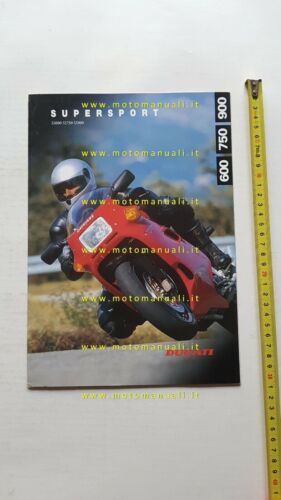 Ducati 900-750-600 SuperSport 1996 depliant italiano originale brochure