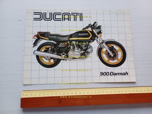 Ducati 900 Darmah 1981 depliant originale italiano BEVEL