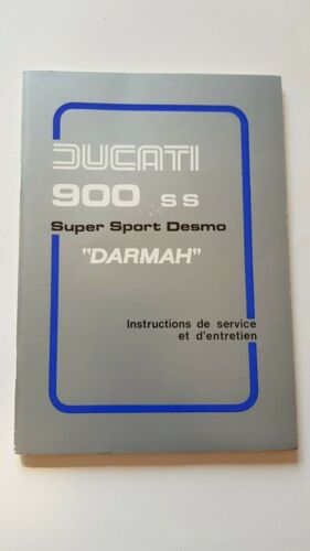 DUCATI 900 Darmah Super Sport Desmo 1979 manuale uso originale …