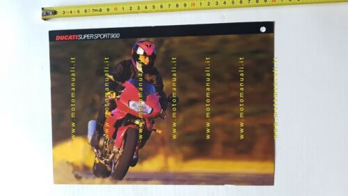 Ducati 900 SuperSport 1999 depliant originale brochure