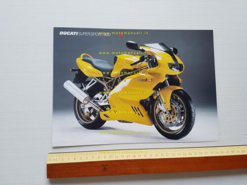 Ducati 900 SuperSport 1999 depliant originale english text