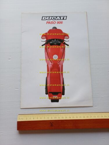 Ducati 906 Paso 1988 depliant italiano originale brochure