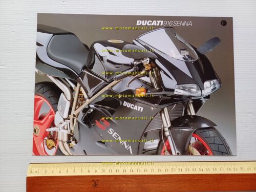 Ducati 916 Senna 1997 depliant originale