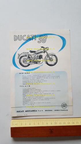 Ducati 98 depliant ITALIANO originale