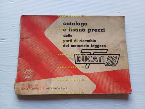 Ducati 98 T Turismo 1956 catalogo ricambi originale spare parts …