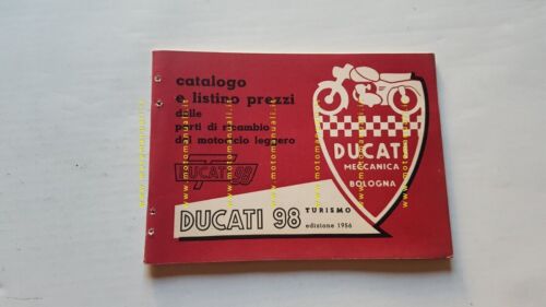 Ducati 98 Turismo 1956 catalogo ricambi originale moto spare parts …