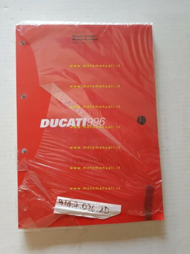 DUCATI 996 1999 manuale officina SPAGNOLO PORTOGHESE originale WORKSHOP MANUAL