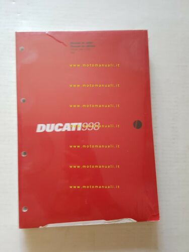 DUCATI 998 2002 manuale officina SPAGNOLO PORTOGHESE originale WORKSHOP MANUAL