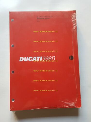 DUCATI 998 R 2002 manuale officina ENGLISH JAPANESE original WORKSHOP …