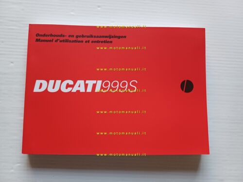 Ducati 999 S 2002-03 manuale uso libretto istruzioni testo Francese …