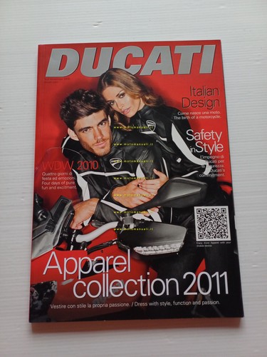 DUCATI Apparel collection 2011 depliant originale